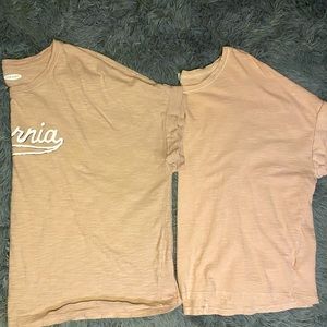 2 Old Navy ‘crop’ tops - size Large